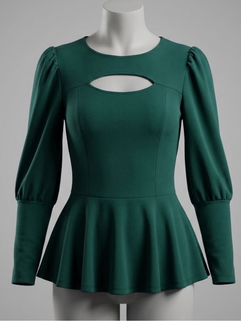 Emerald green blouse